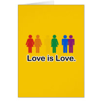Love is Love. Greeting Card
