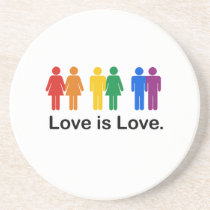 Love is Love Drink Coasters