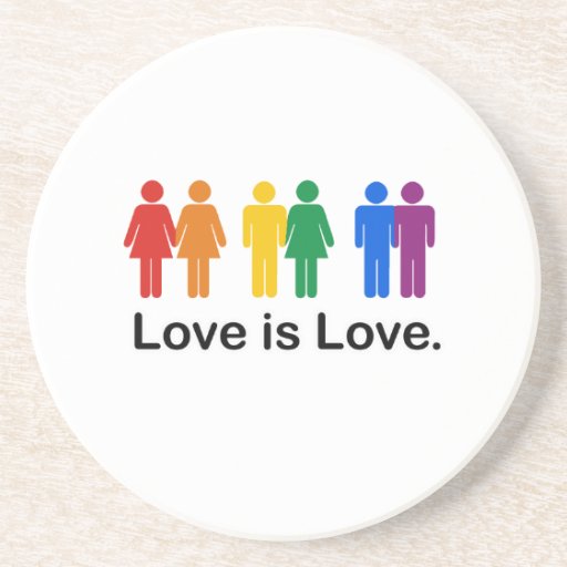 Love is Love Drink Coasters
