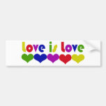 Love is Love Gay Rights Bumper Stickers