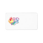 Love Is Love: Lesbian Personalized Address Label