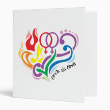 Love Is Love: Lesbian Vinyl Binders