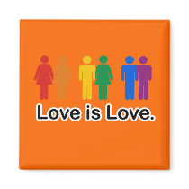 Love is Love. Fridge Magnet