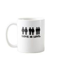 LOVE IS LOVE COFFEE MUG