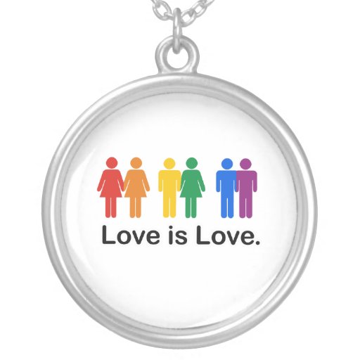 Love is Love. Custom Necklace