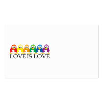 Love Is Love: Penguins Business Card