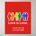 LOVE IS LOVE RED PRINT
