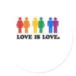 Love is Love Round Sticker