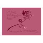 Love is Not Love... Gift Tag business cards