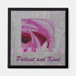 Love is Patient and Kind Rose Magnet