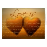 Love is patient; love is kind - Customized Greeting Card