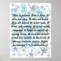 Love is patient. Love is kind. ... posters