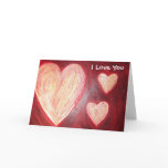 love is red, I Love You cards