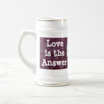 Love is stein mug