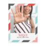 Love is... Sweet Stripes Border Photo Postcards
