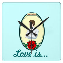 Love is ...Tuxedo boy Clock