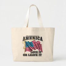 Love it or leave it canvas bags