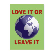 Love It Or Leave It Post Card