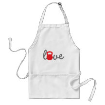 Love Kettlebell Red Aprons