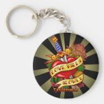 Love Kills Slowly Key Chain