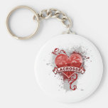 Love Lacrosse Keychains