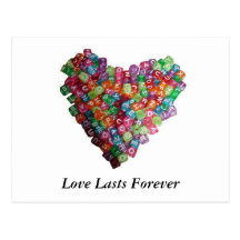 Love Lasts Forever Post Cards