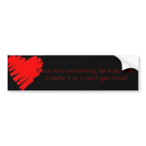 Love Law Bumper Sticker