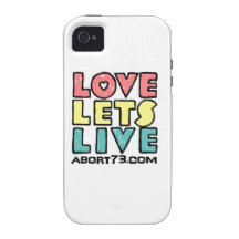 Love Lets Live (Alternate) / Abort73.com Vibe iPhone 4 Cover