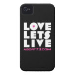 Love Lets Live (Black) / Abort73.com casemate cases