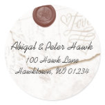 Love Letter Address Label Stickers