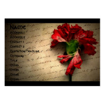 Love Letter Business Card Template