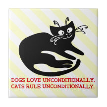 Love letter from my cat: obedience training tiles
