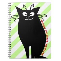 Love letter from my cat spiral notebooks
