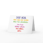 Love letter to Mom cards