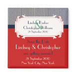 Love Letters Nautical Save the Date Magnet