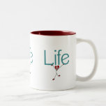 Love Life Heart Coffee Mug