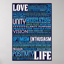 'Love Life' - Inspiring & Motivating Art Design Poster