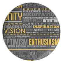 'Love Life' Inspiring & Motivating Products Party Plates