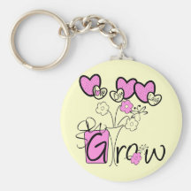 Love Live Laugh Grow Gardening tshirts and Gifts Key Chains