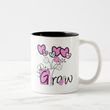 Love Live Laugh Grow Gardening tshirts and Gifts Coffee Mugs