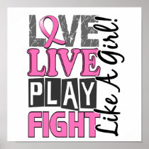 Love Live Play Fight Like A Girl Breast Cancer