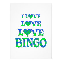 Love Love Bingo Personalized Invitation