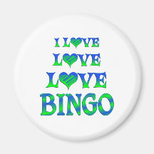 Love Love Bingo Refrigerator Magnet
