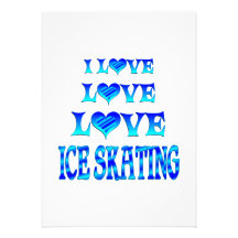 Love Love Ice Skating Invites