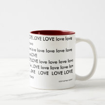 LOVE LOVE LOVE LOVE LOVE LOVE LOVE love love lo... Coffee Mug