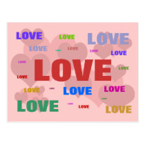 Love Love Love postcards