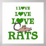 Love Love Rats Print