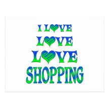 Love Love Shopping Post Cards