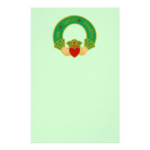 Love Loyalty Friendship Irish Valentine Customized Stationery