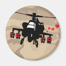 Love Machine Attack Chopper Fridge Magnets